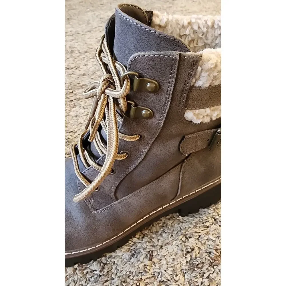 Cliffs White Mountain Meldon Brown Hiker Boots Size‎ 8 Fleece Lined NWOT